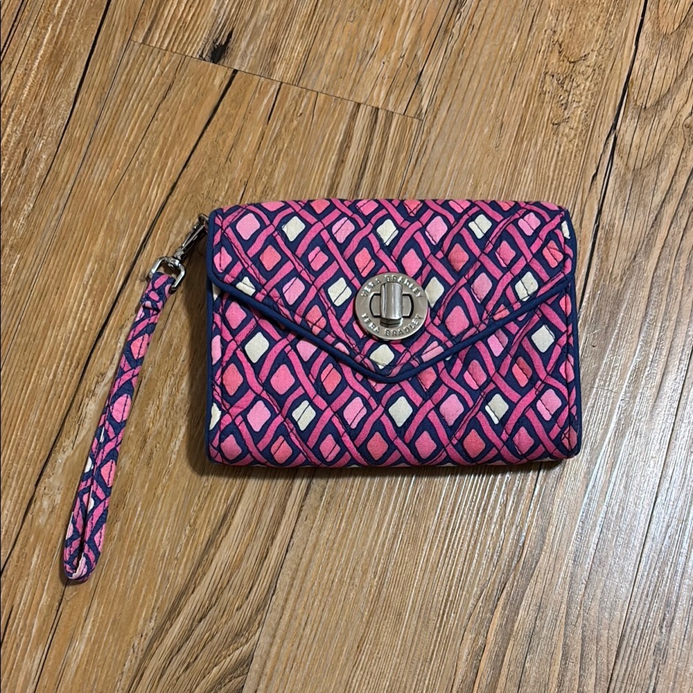 Vera Bradley Pink Patterned Women's wristlet
